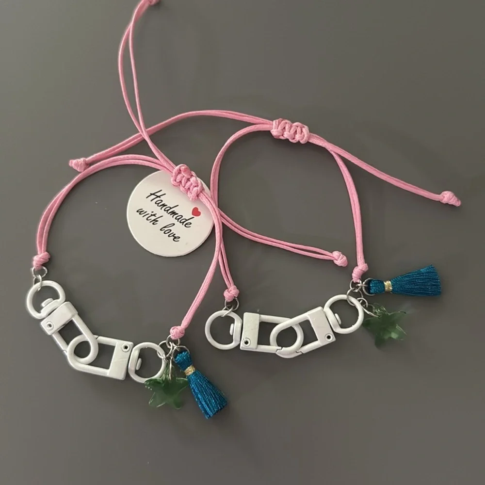 Mommy and Me Bracelet Set - Red and Purple
